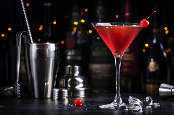 紅色 雞尾酒高清圖片